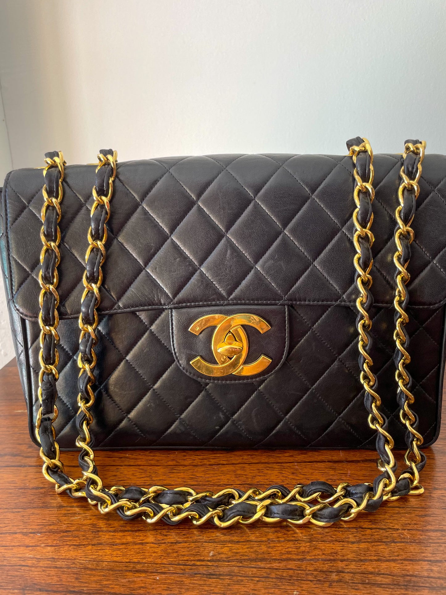 CHANEL Classic Flap Jumbo Black